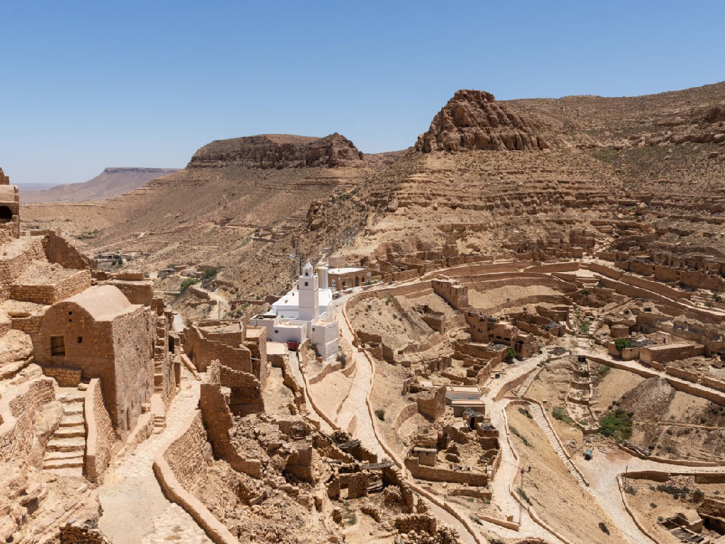 village berbère tunisien