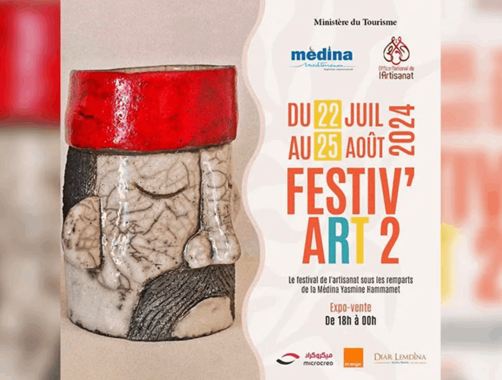Hammamet : événements et festivals, dates et infos clés 9 2e édition de Festiv art- Médina de Yasmine Hammamet