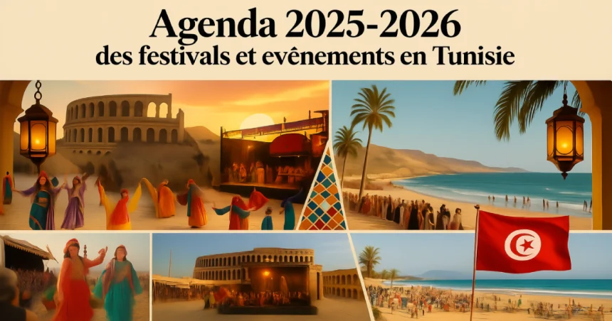 Agenda des événements et festivals en Tunisie 2025-2026
